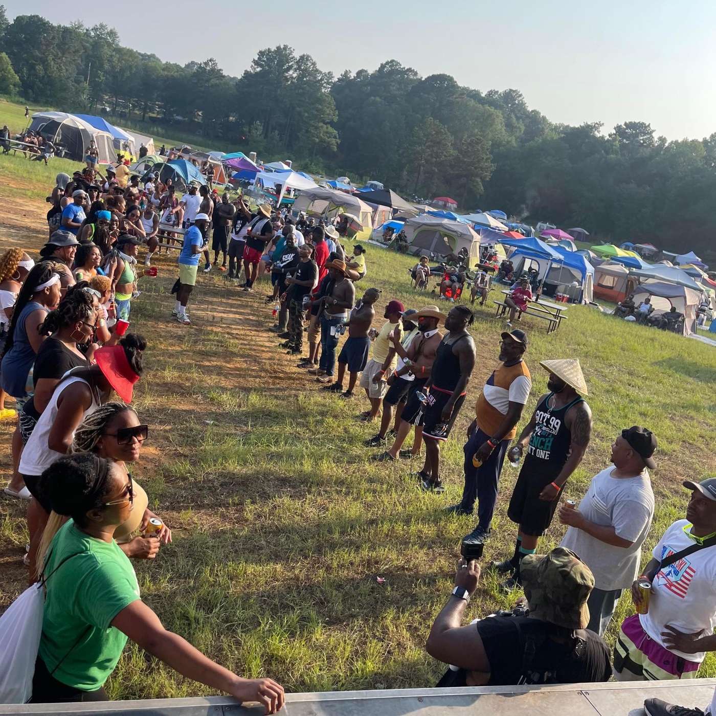 Urban Camp Weekend festival — hundreds of community members gathered